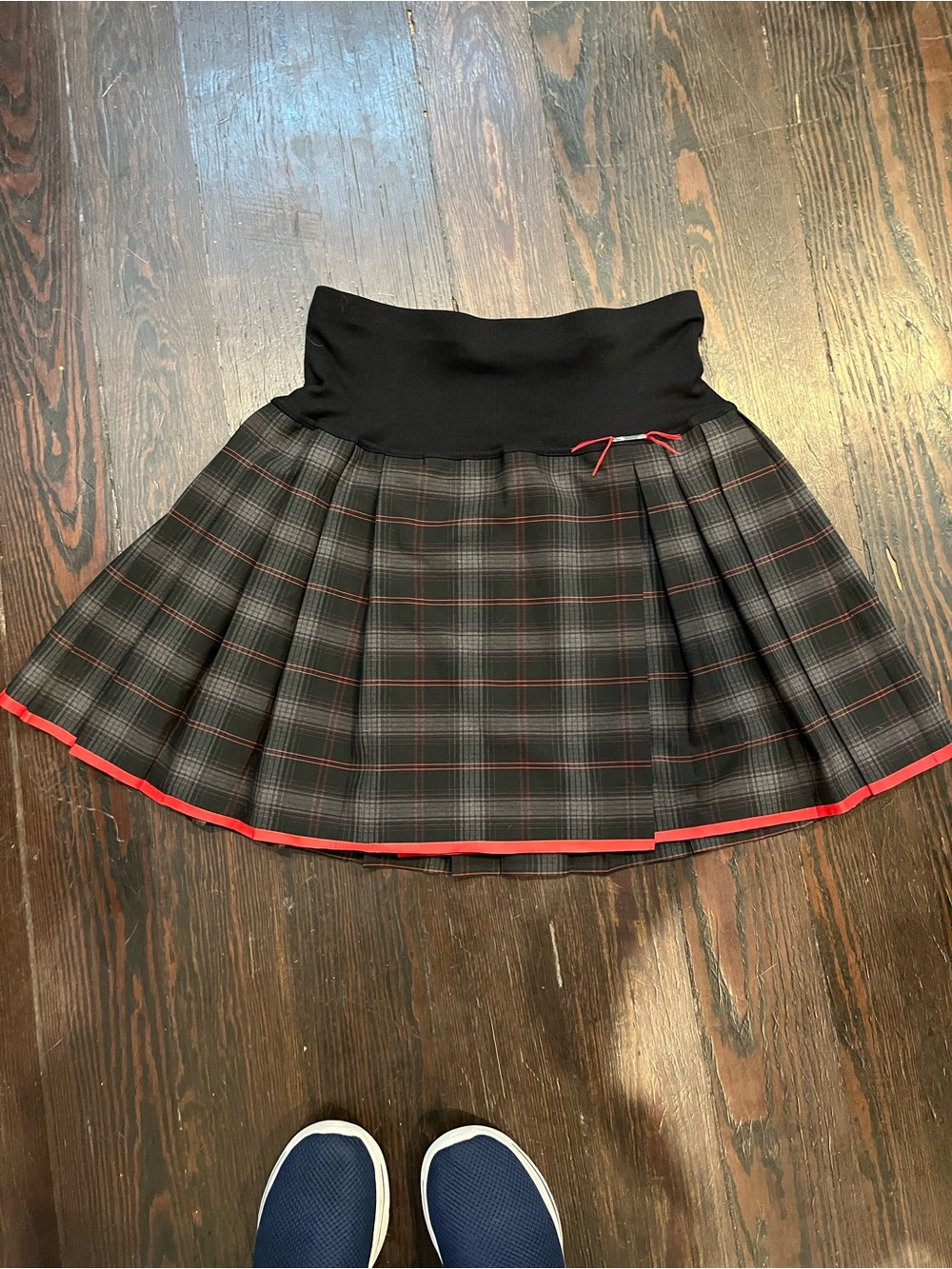 Cop.Copine Black / Red Plaid Mini Skirt Subversive Grunge Euro Goth
